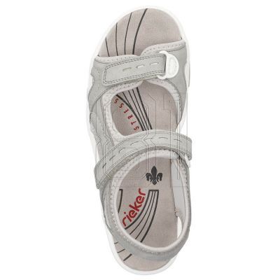 12. Bequeme Rieker W RKR674 Sandalen grau