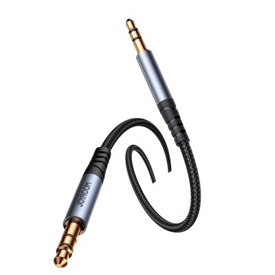 7. Joyroom Stereo-Audiokabel AUX 3,5 mm Miniklinke 1,2 m schwarz (SY-A08)