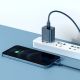 12. Baseus Super Si 1C Schnellladegerät USB Type C 20W Power Delivery + USB Type C - Lightning Kabel 1m blau (TZCCSUP-B03)