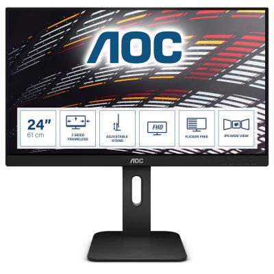 3. AOC P1 X24P1 Computermonitor 61 cm (24") 1920 x 1200 px WUXGA LED Schwarz