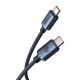 2. Baseus CAJY000701 USB-C – USB-C PD-Kabel 100 W 5 A 480 Mbit/s 2 m – Schwarz