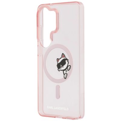6. Karl Lagerfeld IML Peekaboo Choupette MagSafe Hülle für Samsung Galaxy S26 Ultra - Pink