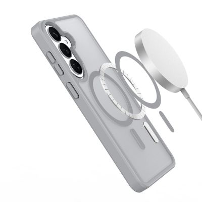 7. Dux Ducis Yind Hülle für Samsung S26 Plus, kompatibel mit MagSafe – Grau