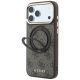 2. Guess Ring Stand 360 4G Classic Logo MagSafe Hülle für iPhone 18 Pro / 17 Pro - Braun