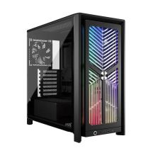 Corsair FRAME 4000X RS PC-Gehäuse, Midi-Tower, E-ATX – 4x RS120-Lüfter, schwarz