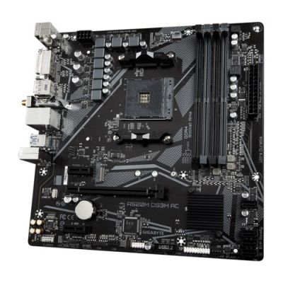 10. Gigabyte A520M DS3H AC Motherboard (A520. AM4.mATX.DDR4)