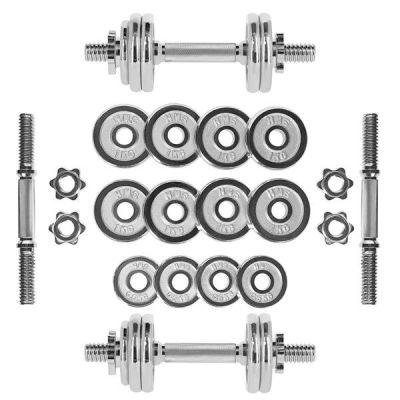 26. Hanteln im Koffer CHROME HMS 2x7,5kg STC15