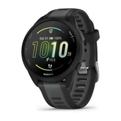 17. Garmin Forerunner 165 Musikuhr, Schwarz/Schiefergrau