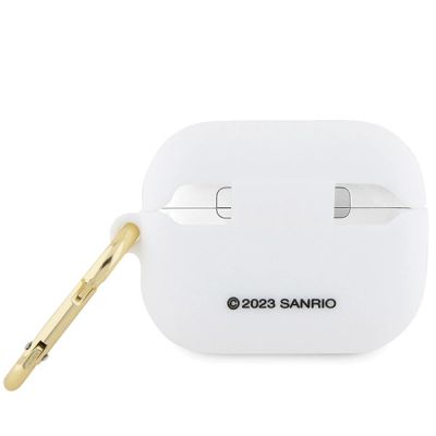 2. Hello Kitty Silikon 3D Kitty Head Hülle für AirPods Pro – weiß