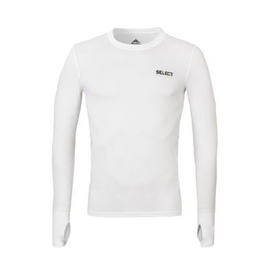 SELECT Thermoaktives T-Shirt 6902 WEISS mit Daumenloch, LANGARM