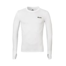 SELECT Thermoaktives T-Shirt 6902 WEISS mit Daumenloch, LANGARM