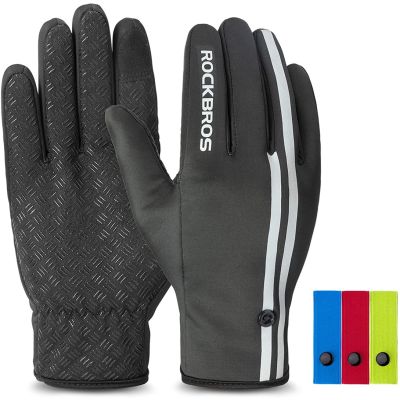 2. Rockbros Winter-Fahrradhandschuhe S077-7 schwarz M