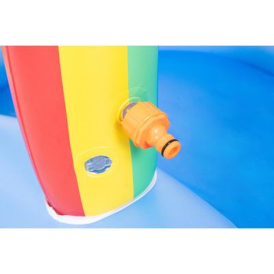 7. Kinderpool-Spielplatz Regenbogen 220x122CM 51348