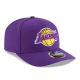3. New Era 9SEVENTY Los Angeles Lakers NBA Team Lila Stretch Snapback Cap - 60755432