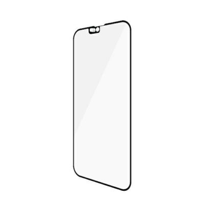 4. PanzerGlass E2E Mikrofraktur-Antibakterielles Glas mit Swarovski-Kristall-Kameraabdeckung für iPhone 13/13 Pro – mit schwarzem Rahmen