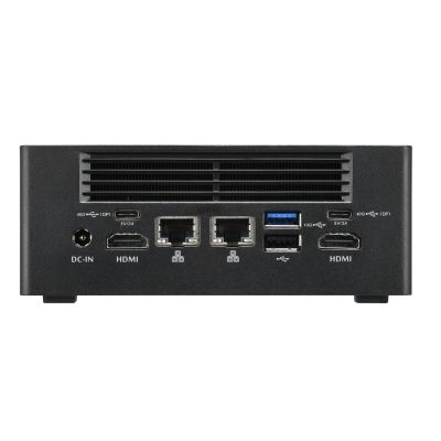3. Shuttle Nano PC NT10H5, Intel Core Ultra 5 125H, Intel Arc-Grafik, 2x HDMI, 2x USB 4.0 (DP), 2x 2,5-Gbit/s-LAN, inkl. VESA-Halterung, 24/7-Dauerbetrieb, 1-Liter-PC, Mini-PC (Barebone), Intel SoC, DDR5-SDRAM, PCI Express, 120 W