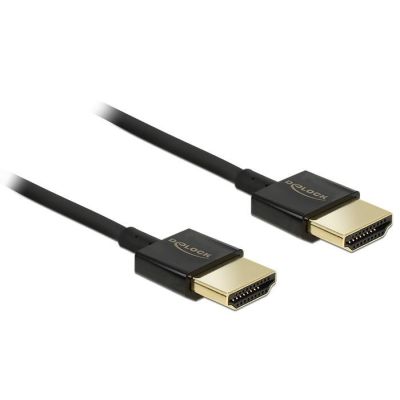 DeLOCK HDMI/HDMI, 4,5 m HDMI-Kabel, Typ A (Standard), Schwarz