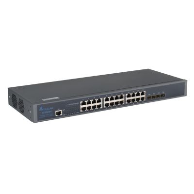 3. Extralink Switch Chiron 24x RJ45 1000Mb/s, 4x SFP+, L3, verwaltet