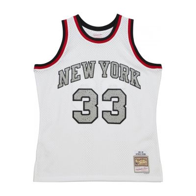 5. Mitchell & Ness NBA Cracked Cement Swingman-Trikot Knicks 1991 Patrick Ewing M TFSM5934-NYK91PEWWHIT