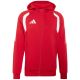 2. adidas Tiro 26 League Sweatshirt-Kapuzenpullover mit durchgehendem Reißverschluss für Herren, rot, KF9106