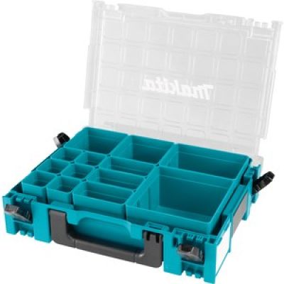 Makita 191X80-2 Werkzeugkoffer, grüner Kunststoff