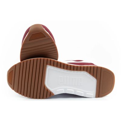 9. Puma Sportschuhe, Sneaker für Herren, Modell R78 Lightwind, bequem, modisch, bordeauxrot