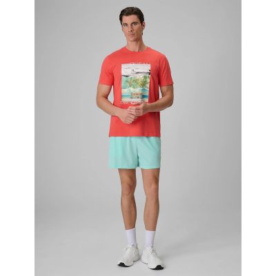 3. Herren-T-Shirt mit Aufdruck, regulär, Größe 4F 4FRSS26TTSHM4304-63S