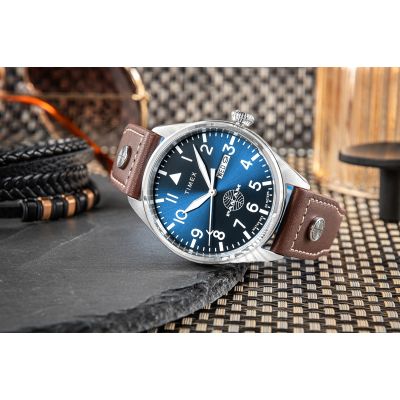 6. Herrenarmbanduhr TIMEX X PAN AM® Waterbury TWG030100 + BOX