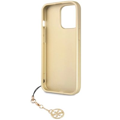 7. Guess 4G Charms Collection Hülle für iPhone 14 Pro – Grau