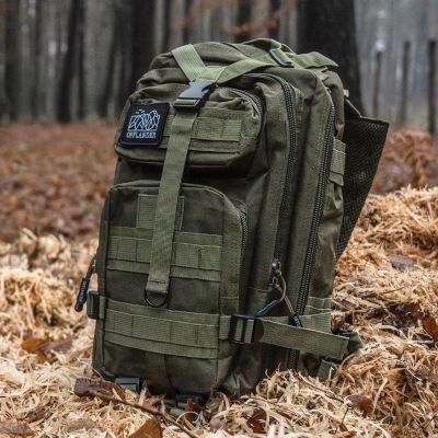 27. Offlander Survival 25L Wanderrucksack OFF_CACC_32GN