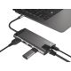 4. NATEC MULTIPORT-ADAPTER FOWLER PLUS USB-C->USB 3.0 3X, HDMI 4K, USB-C PD, RJ45, MICRO SD NMP-1690