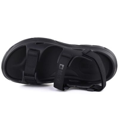 3. Big Star TT274A055 Schwarze Schaumstoff-Sandalen mit Klettverschluss