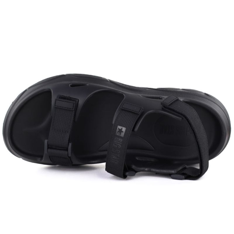 3. Big Star TT274A055 Schwarze Schaumstoff-Sandalen mit Klettverschluss