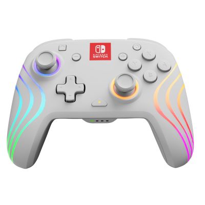 5. PDP Afterglow Wave White USB-Gamepad (Analog/Digital) für Nintendo Switch, Nintendo Switch Lite und Nintendo Switch OLED