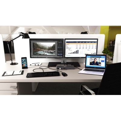 10. i-tec CADUAL4KDOCK Kabelgebundene Dockingstation USB 3.2 Gen 1 (3.1 Gen 1) Typ-C Schwarz, Türkis