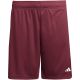 9. adidas Entrada 26 Burgunderrote Kindershorts JZ6527