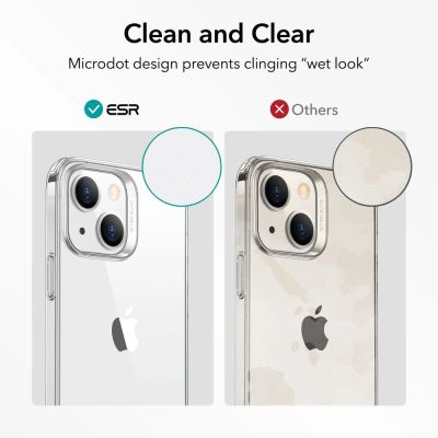 6. ESR Project Zero Hülle für iPhone 14 Plus – transparent