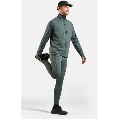 9. Odlo Jacket ZEROWEIGHT PRO WARM REFLECTIVE – grüne isolierte Jacke