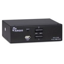 Inter-Tech AS-21HA HDMI KVM-Switch Schwarz