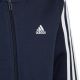 12. adidas Essentials 3-Streifen Fleece-Hoodie mit durchgehendem Reißverschluss Jr IC0600