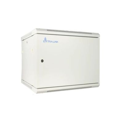 2. Extralink - Hängeschrank 19" 9U 600mm graues Blech