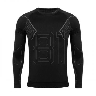 2. Alpinus Active Base Layer Thermoaktives T-Shirt Schwarz und Grau M GT43189