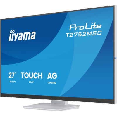 5. iiyama ProLite T2752MSC-W1AG Computermonitor 68,6 cm (27") 1920 x 1080 px Full HD LCD-Touchscreen Weiß