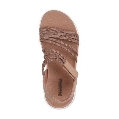 5. Skechers Damen GO WALK FLEX SANDALE EMMA 141473 TAN