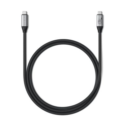 5. Satechi USB4 V2 Pro Kabel USB4 Gen 4x2 1,2 m USB-C 120 Gbit/s 240 W Silber, Schwarz