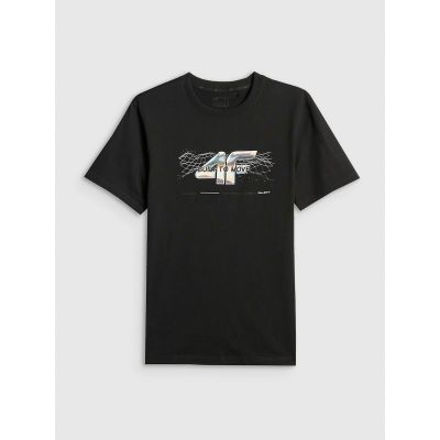 6. Herren-T-Shirt mit Aufdruck, regulär, Größe 4F 4FRSS26TTSHM3662-20S