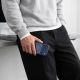 7. Tech-Protect MagPeak MagSafe CC Hülle für iPhone 18 Pro / 17 Pro – Transparentes Marineblau