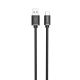 3. Dudao Kabel USB-Kabel - USB Type C Super Fast Charge 1 m schwarz (L5G-Schwarz)