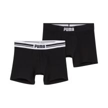 Puma Everyday Boxershorts für Herren mit Logo, 2er-Pack, Schwarz, 938476 01
