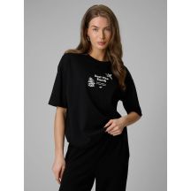 Damen-T-Shirt mit Aufdruck, regulär, Größe 4F 4FRSS26TTSHF3704-20S